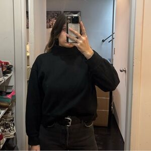 Zara Black Turtleneck Sweater